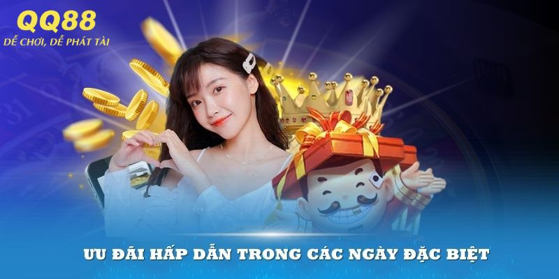 Các phần thưởng khuyến mãi QQ88 hấp dẫn